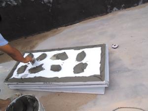 2、涂抹粘結(jié)砂漿